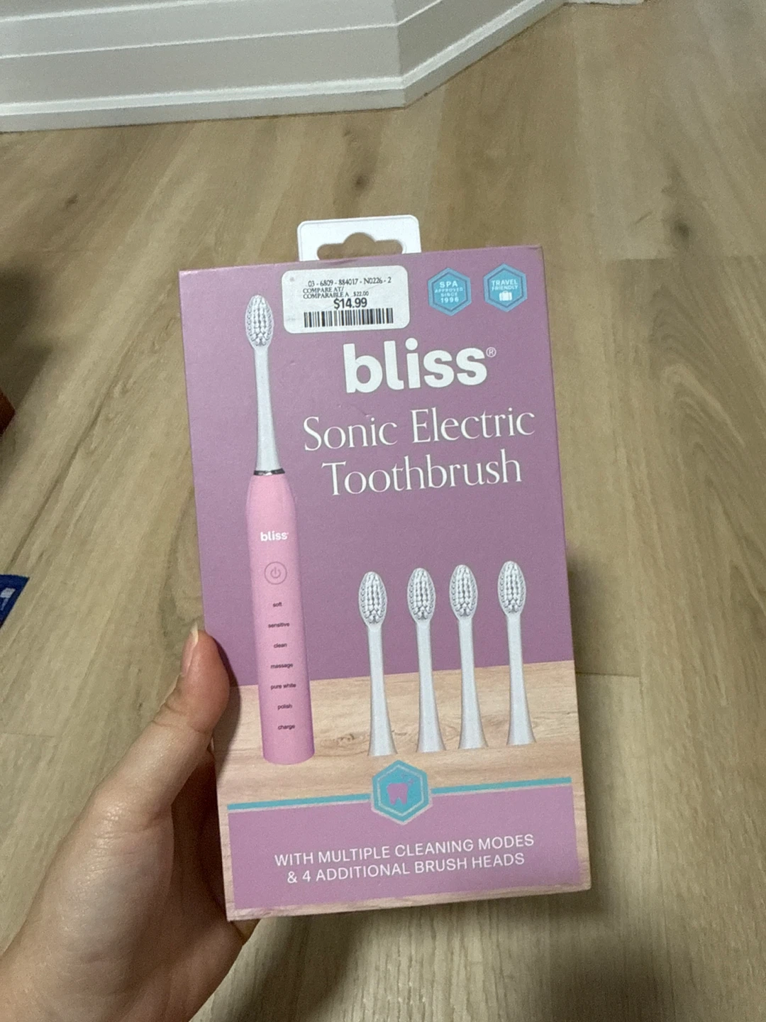 Bliss Sonic Electric Toothbrush with Extra Brush Heads