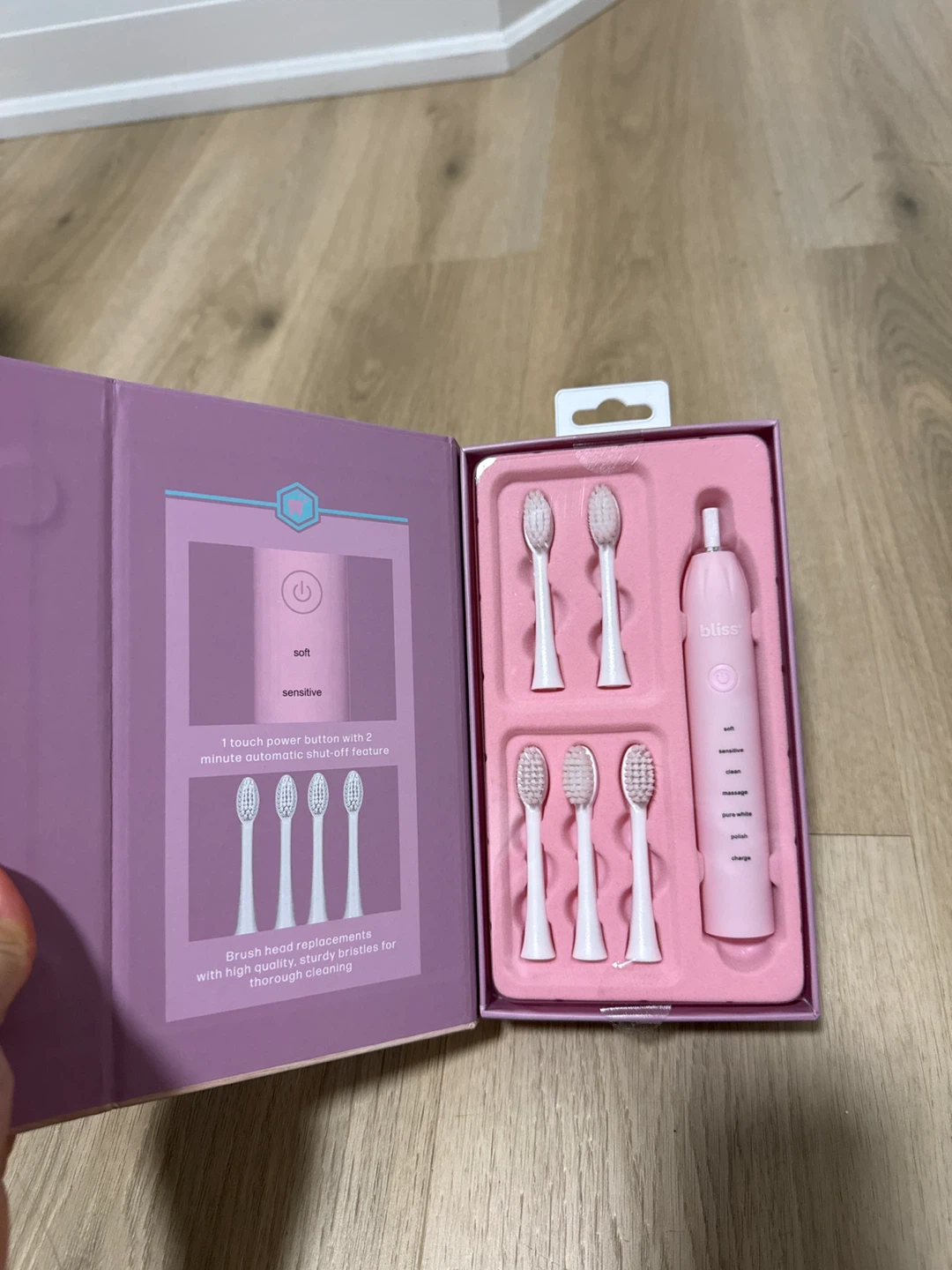 Bliss Sonic Electric Toothbrush with Extra Brush Heads - photo 2
