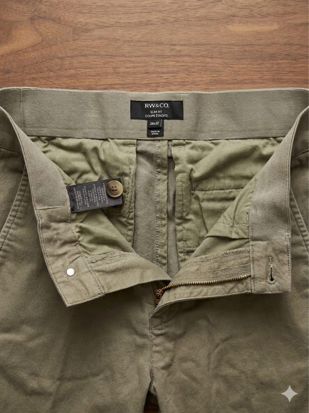 RW&CO. Slim Fit Chinos - Size 28x32