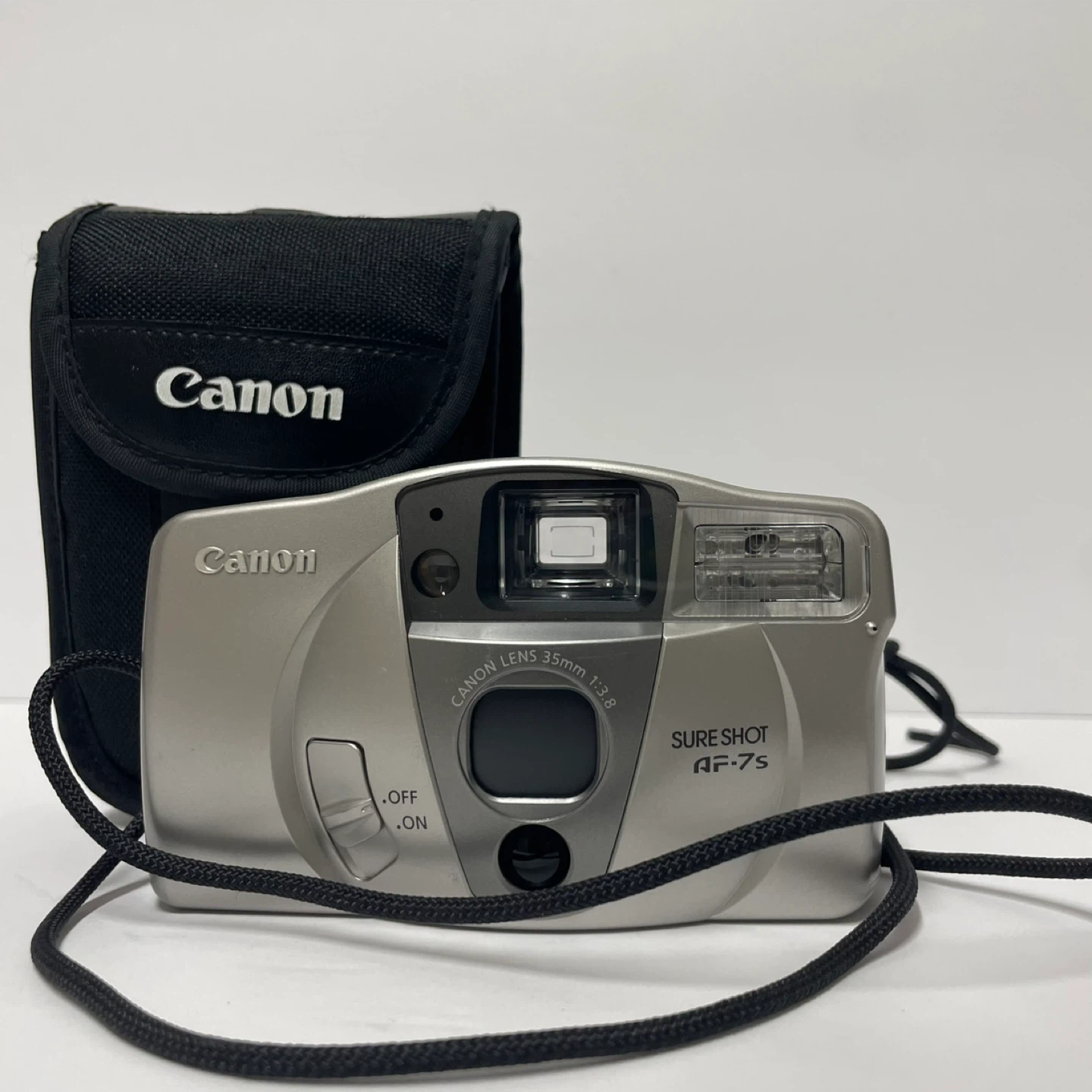 Canon Sure Shot AF-7s 35mm Film Camera with Case