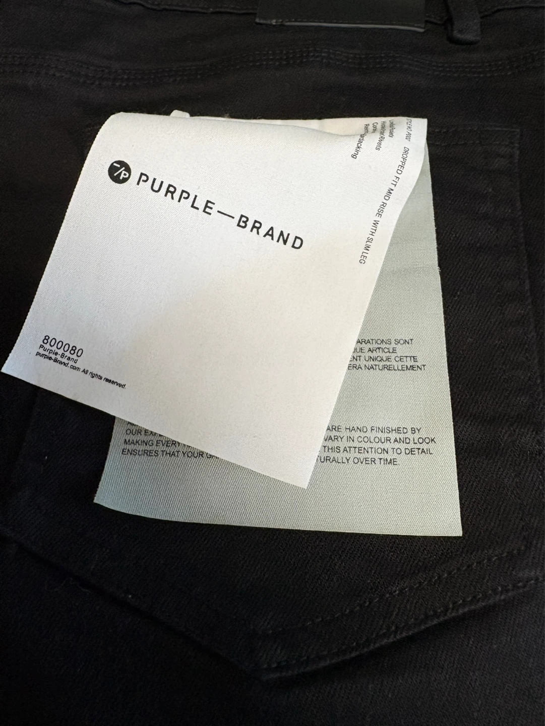 Purple Brand Black Jeans Size 40 - photo 3