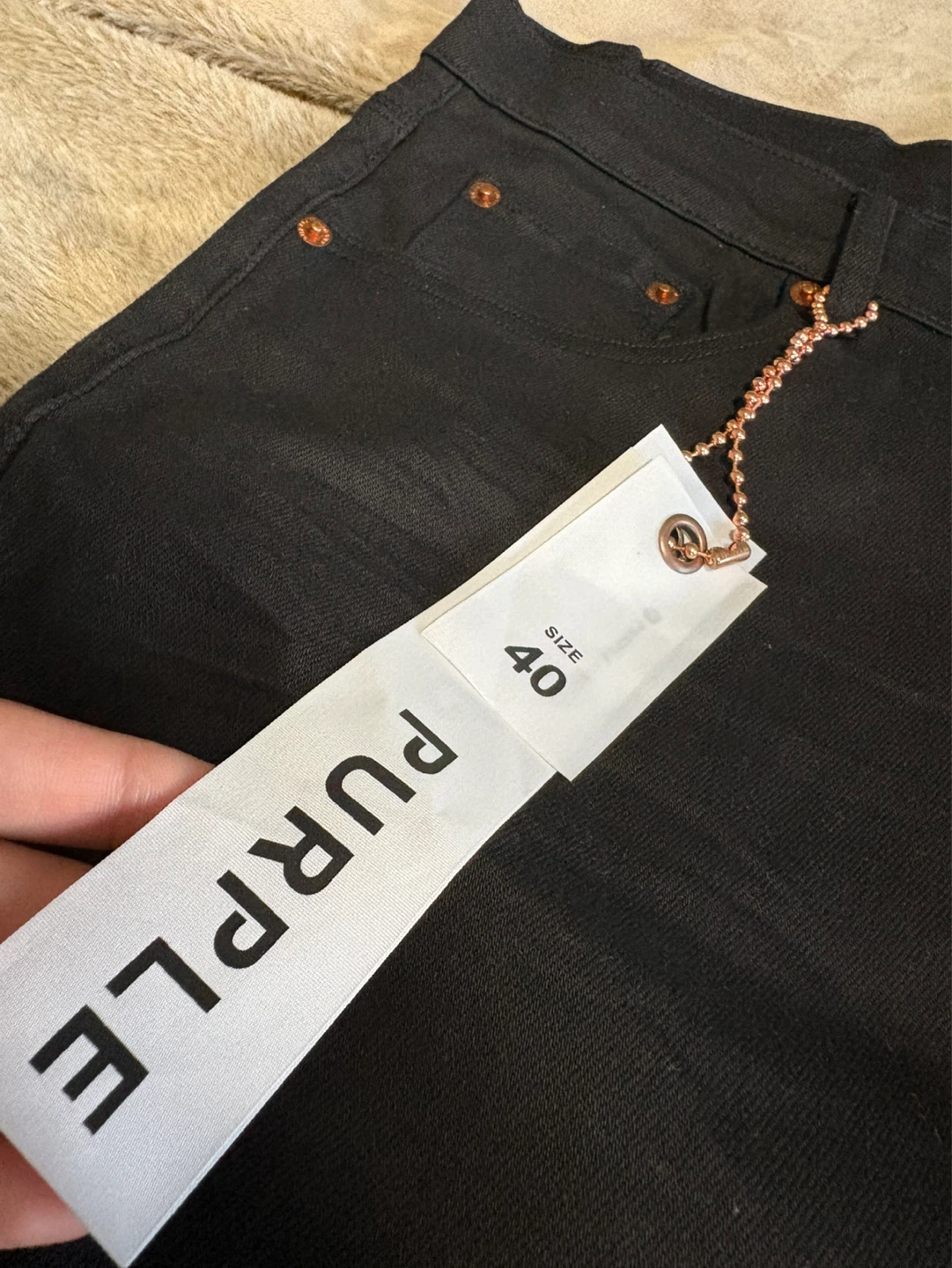 Purple Brand Black Jeans Size 40 - photo 2