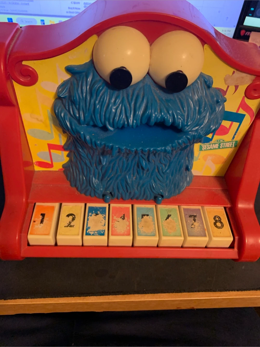 Sesame Street Cookie Monster Keyboard Toy