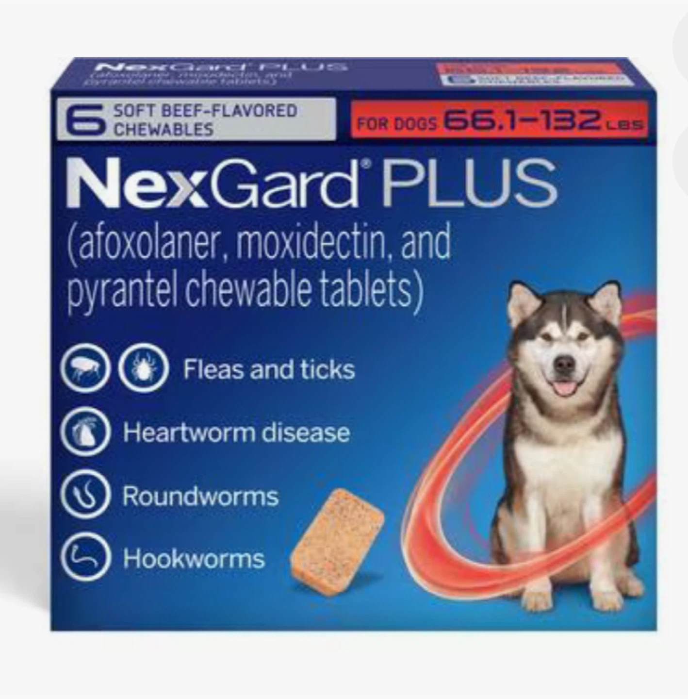 NexGard PLUS Soft Beef-Flavored Chewables