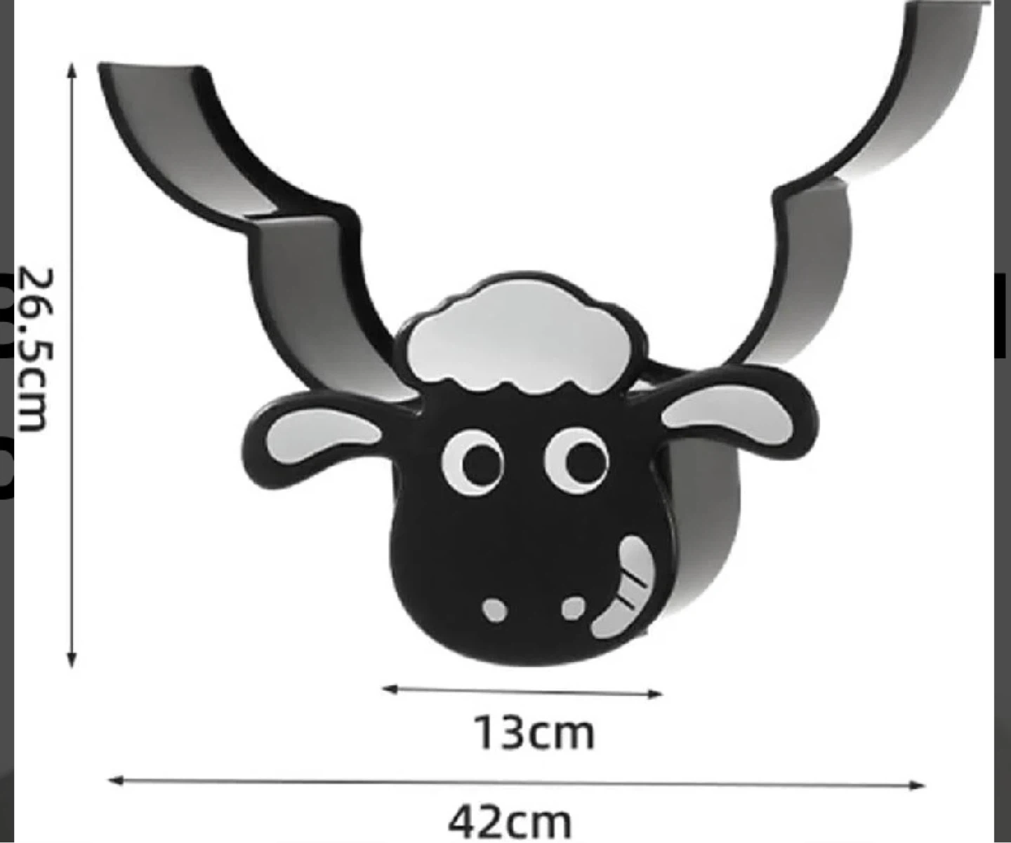 Black Sheep Toilet Paper Holder Organizer - photo 2