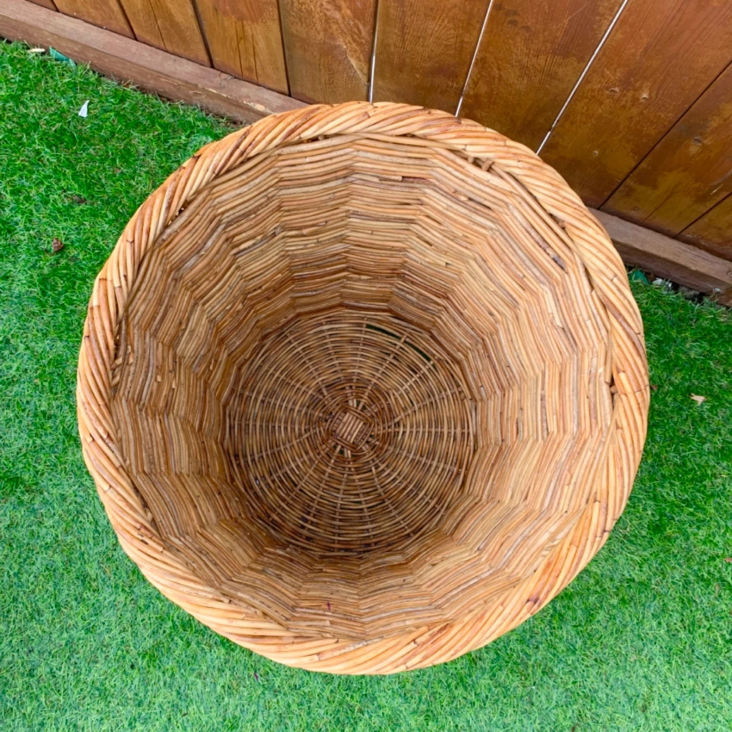 Wicker Basket Large Storage Basket Laundry Basket Woven Decor - photo 5