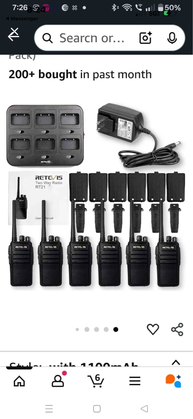 Retevis RT21 Two Way Radios (Set of 6) - photo 4