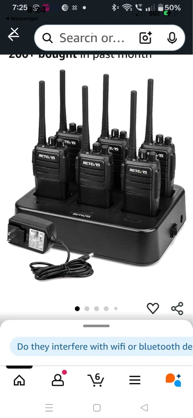 Retevis RT21 Two Way Radios (Set of 6) - photo 2
