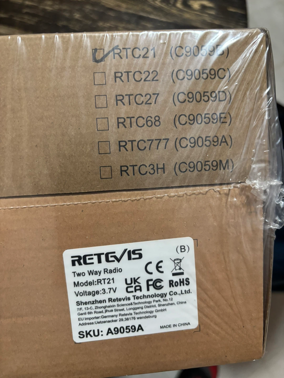 Retevis RT21 Two Way Radios (Set of 6) - photo 3