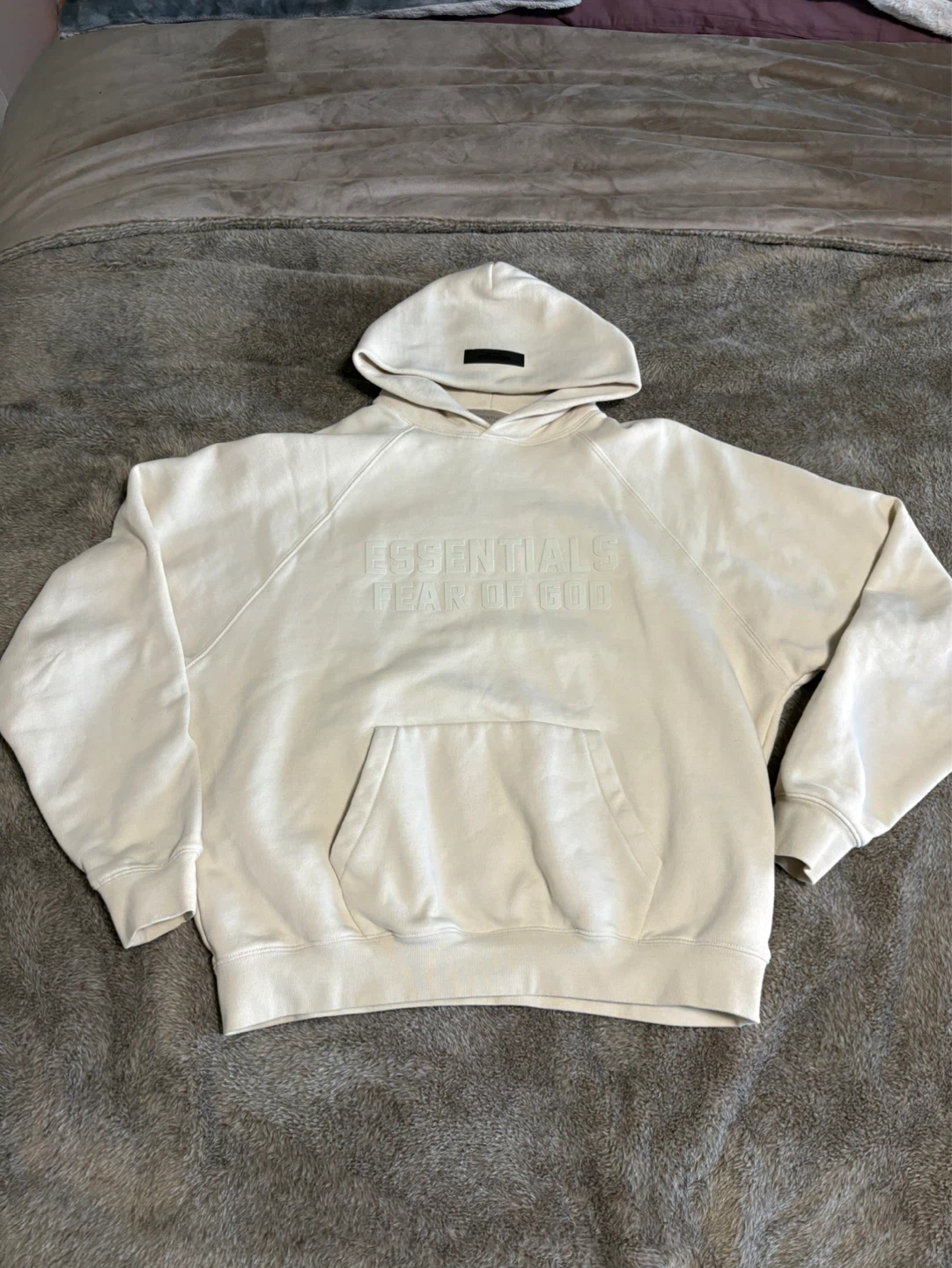 Fear of God Essentials Hoodie Cream Size S