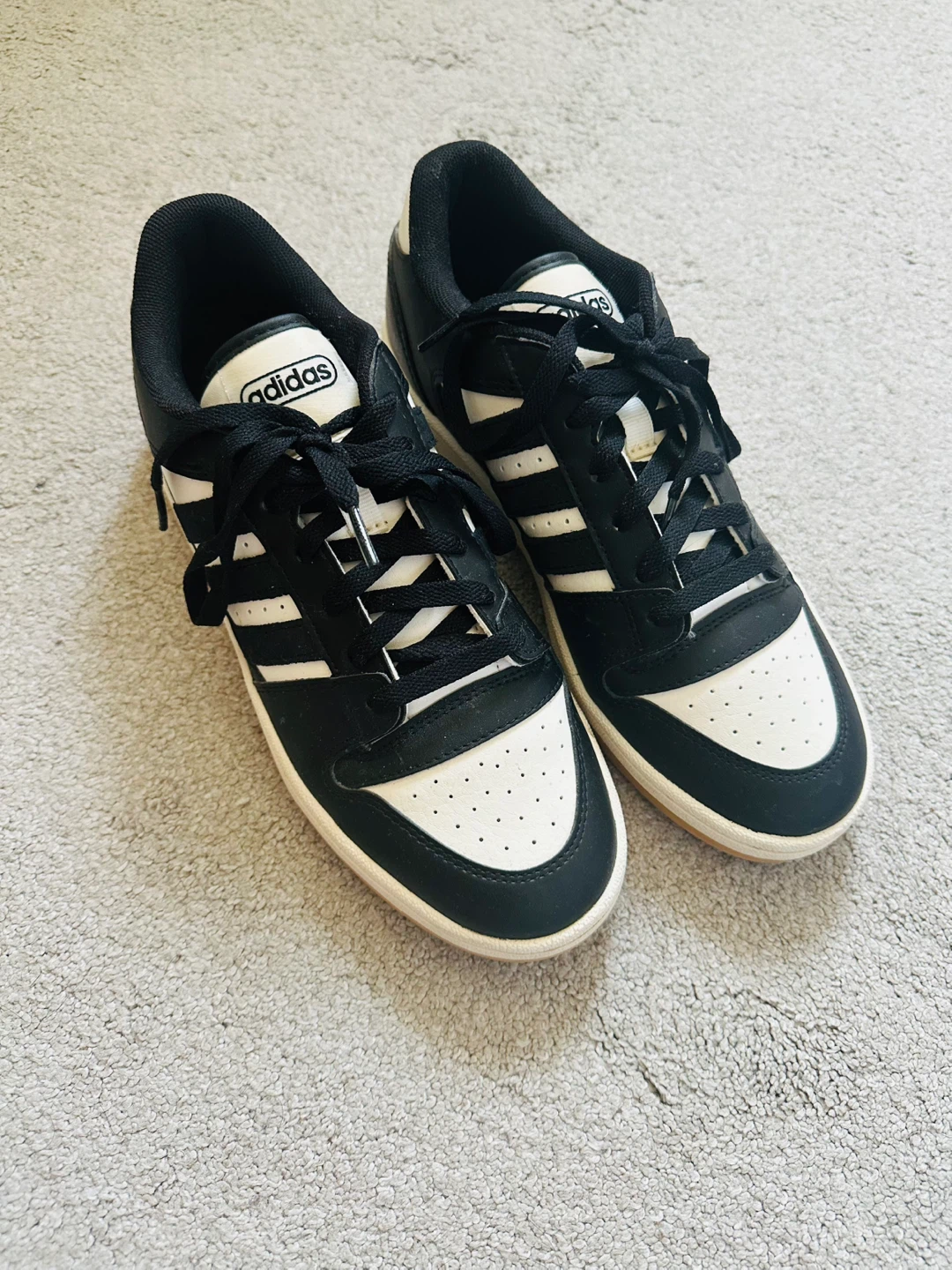 Adidas Black & White Sneakers