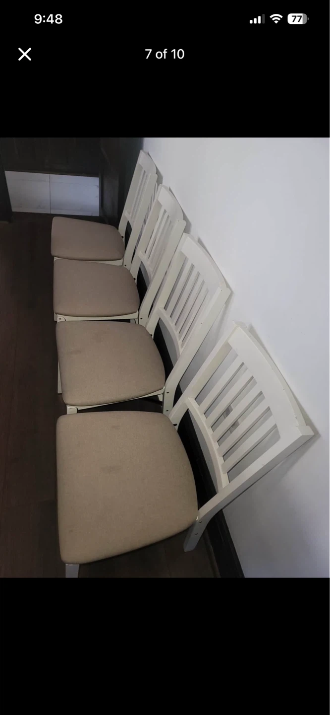 Stakmore Wood Upholstered Folding Chair - photo 3