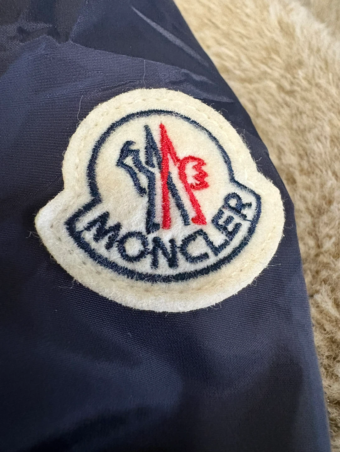 Moncler Navy Hooded Windbreaker Jacket - photo 4