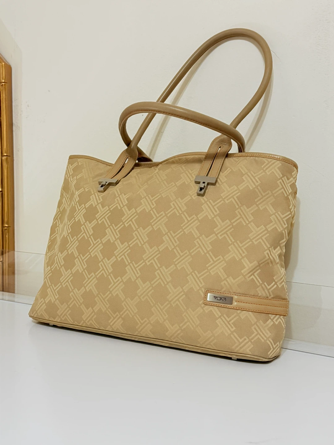Tumi Monogram Tote Bag