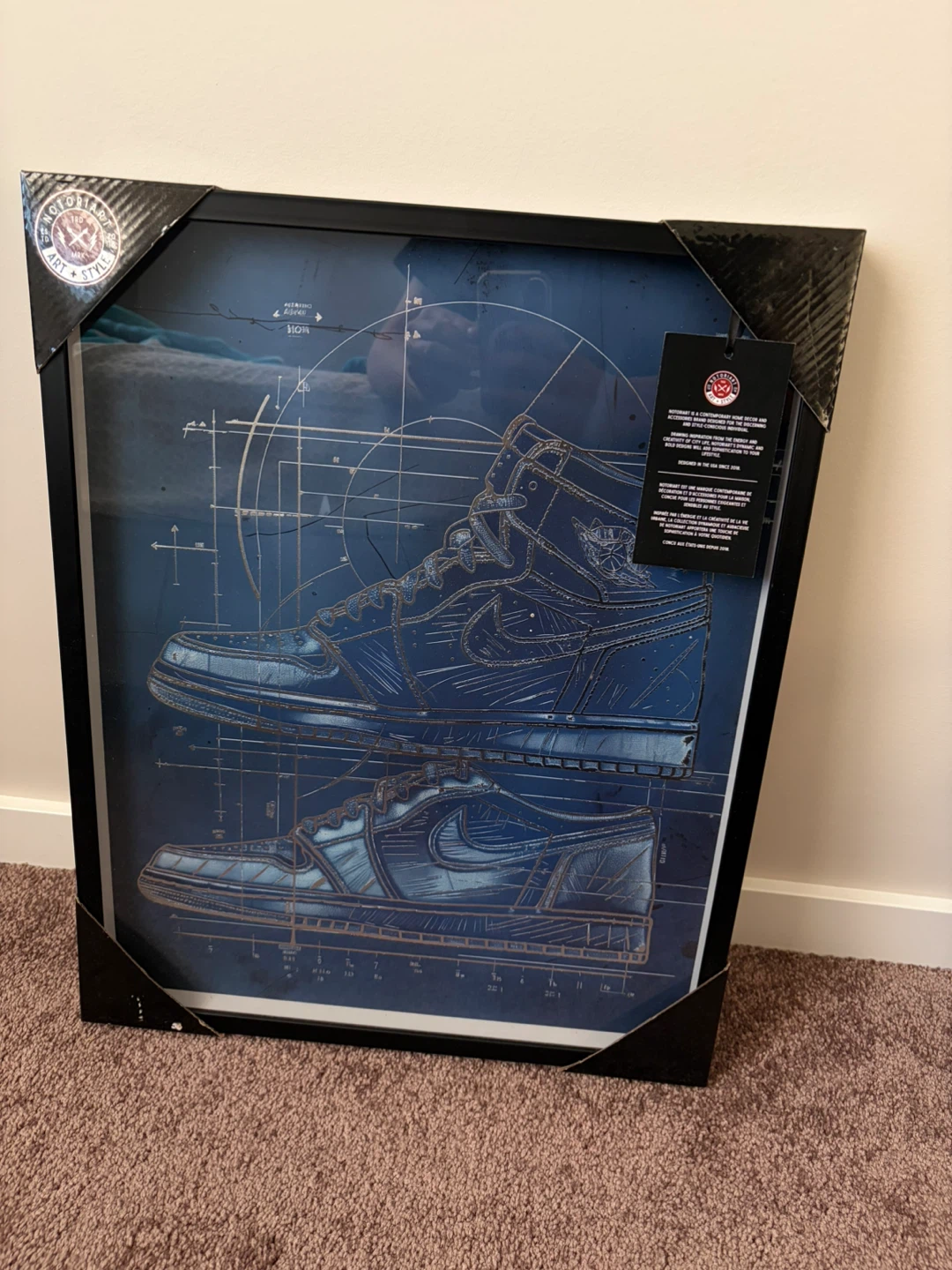 NOTORIART TRD "Art + Style" Framed Print