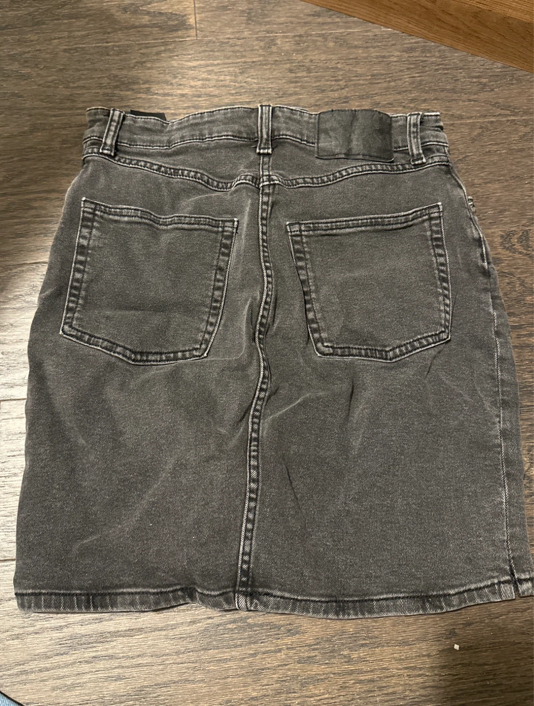 H&M Divided Grey Denim Skirt - Size 6 - photo 2