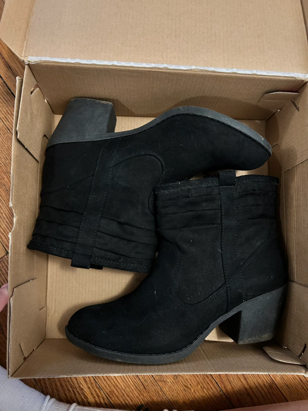 Arizona Jean Co Black Ankle Boots