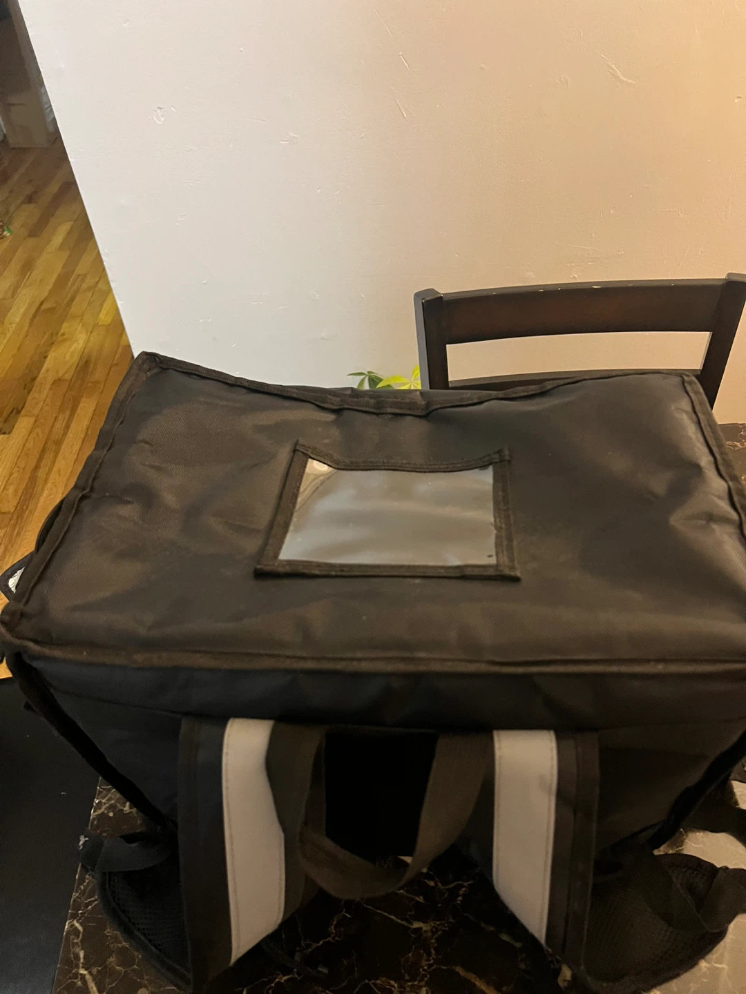 Black Insulated Food Delivery Backpack - photo 3