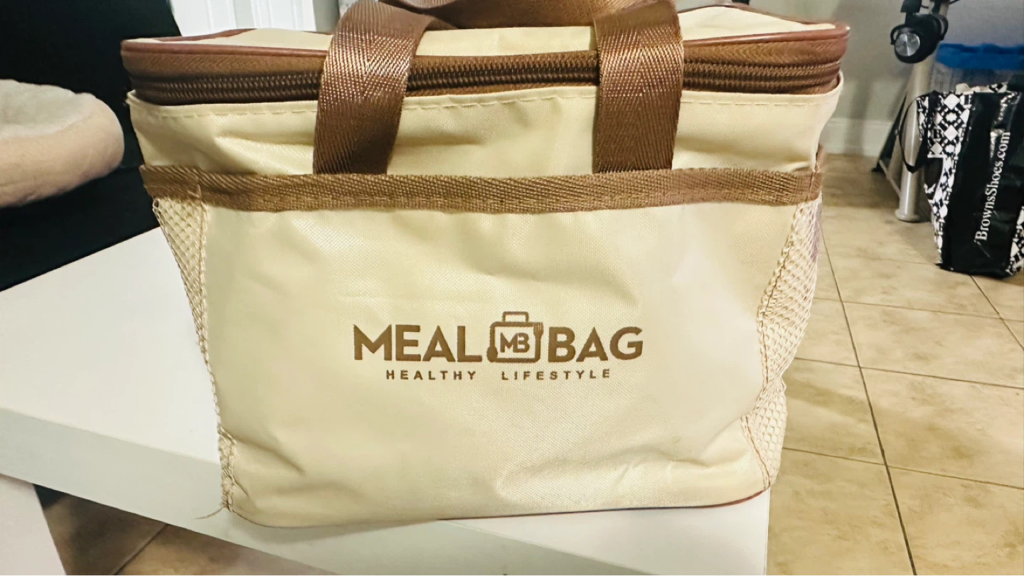 Meal Bag Healthy Lifestyle Insulated Lunch Bag
