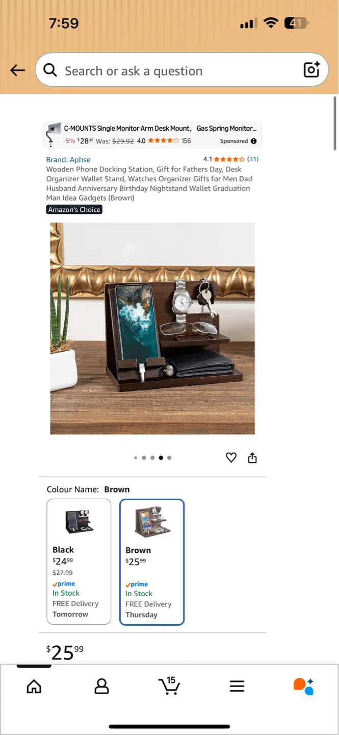 Wooden Phone Docking Station Organizer - photo 2