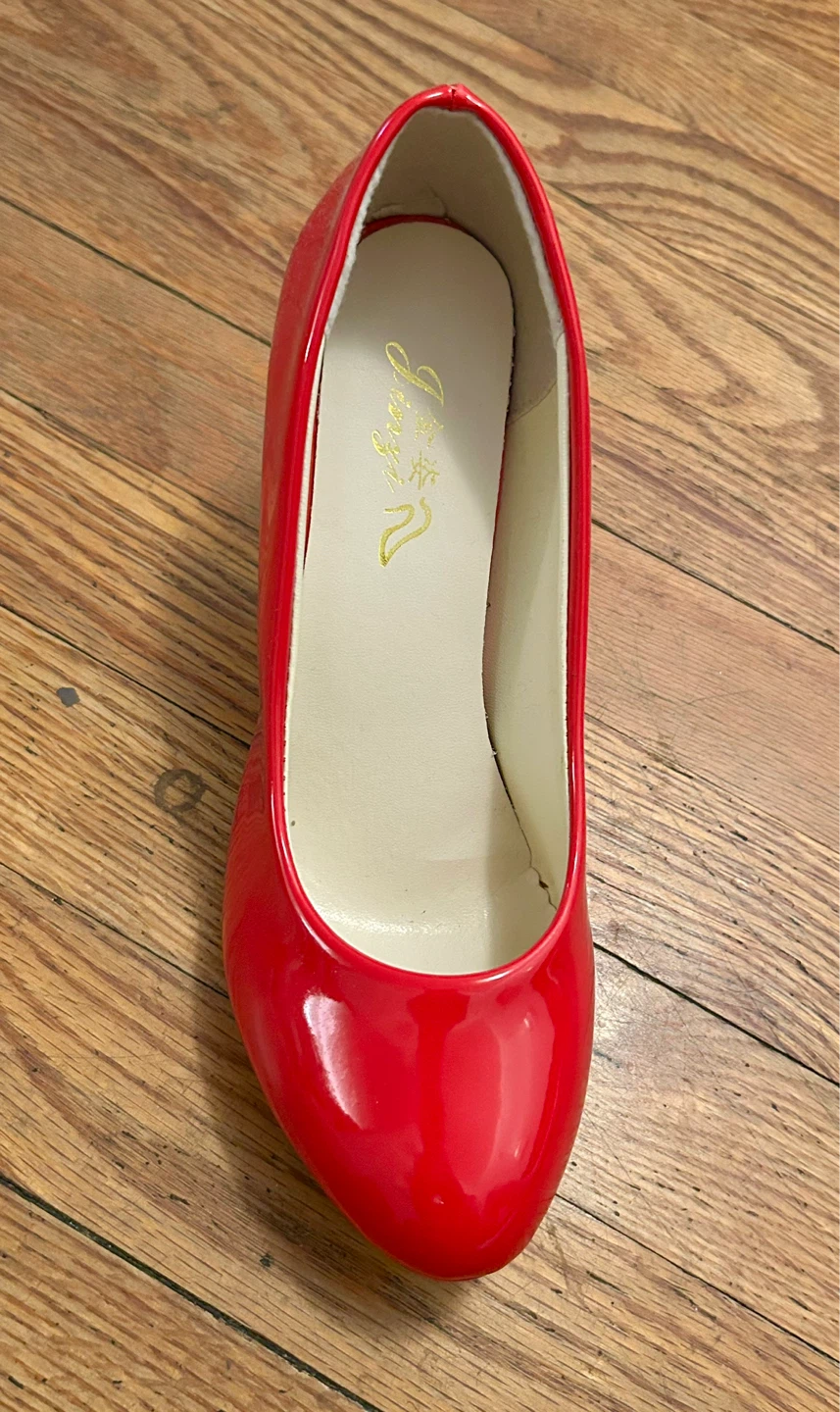 Red Patent Stiletto Heels - photo 3