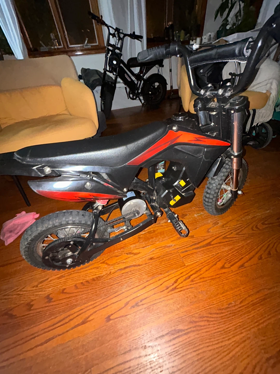 Black and Red Electric Dirt Bike - photo 3