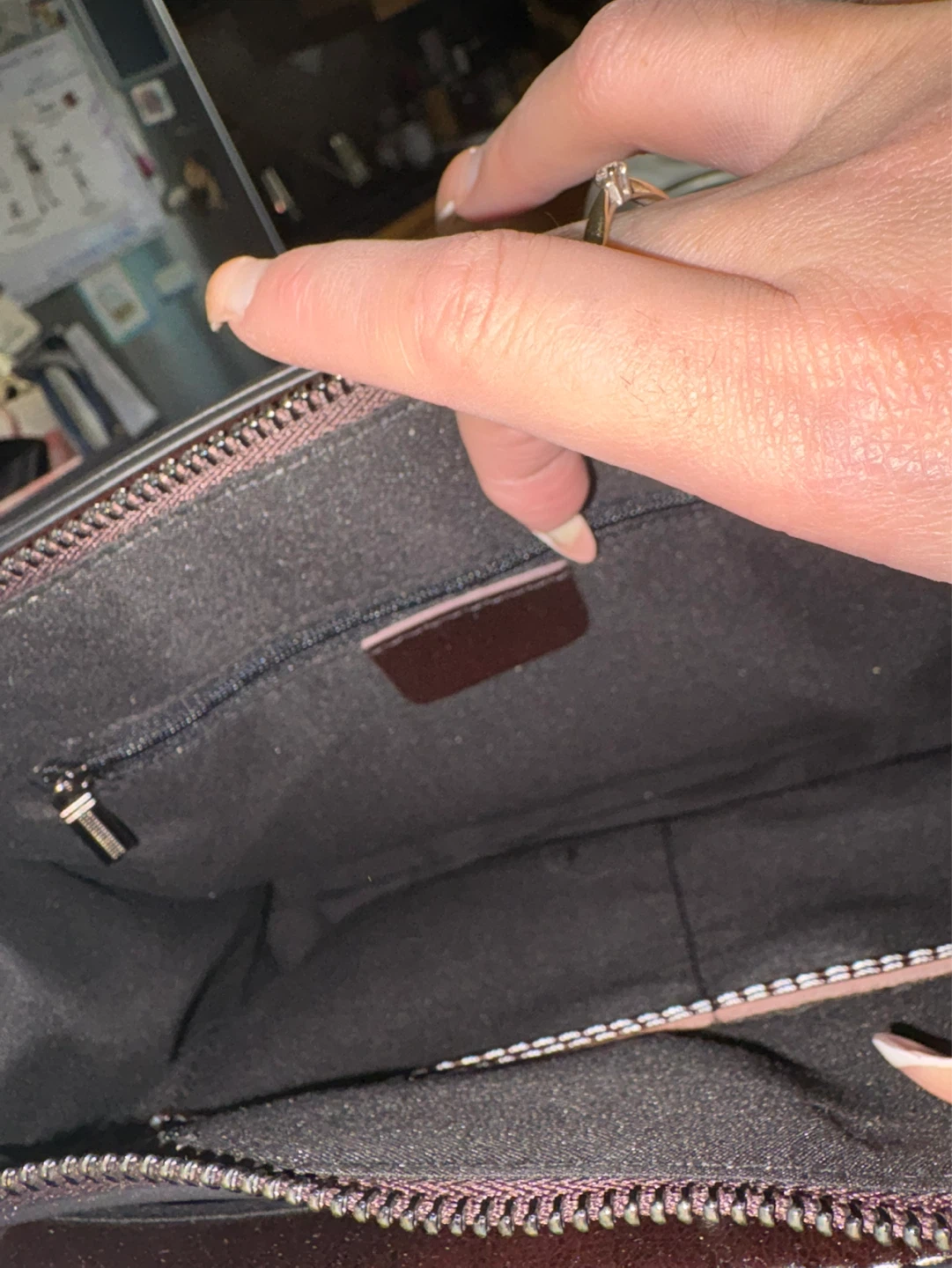 Brown Leather Top Handle Handbag - photo 2