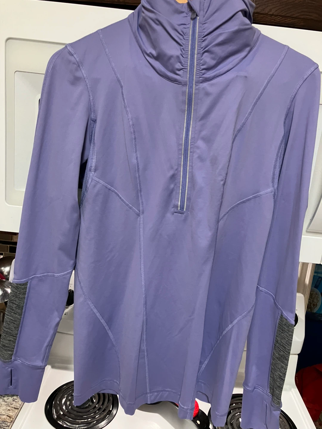 Lululemon Purple 1/2 Zip Pullover Size 12