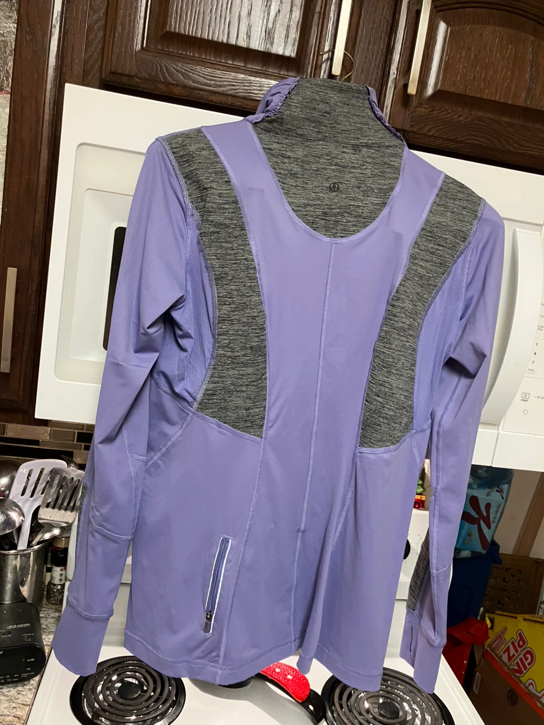 Lululemon Purple 1/2 Zip Pullover Size 12 - photo 2