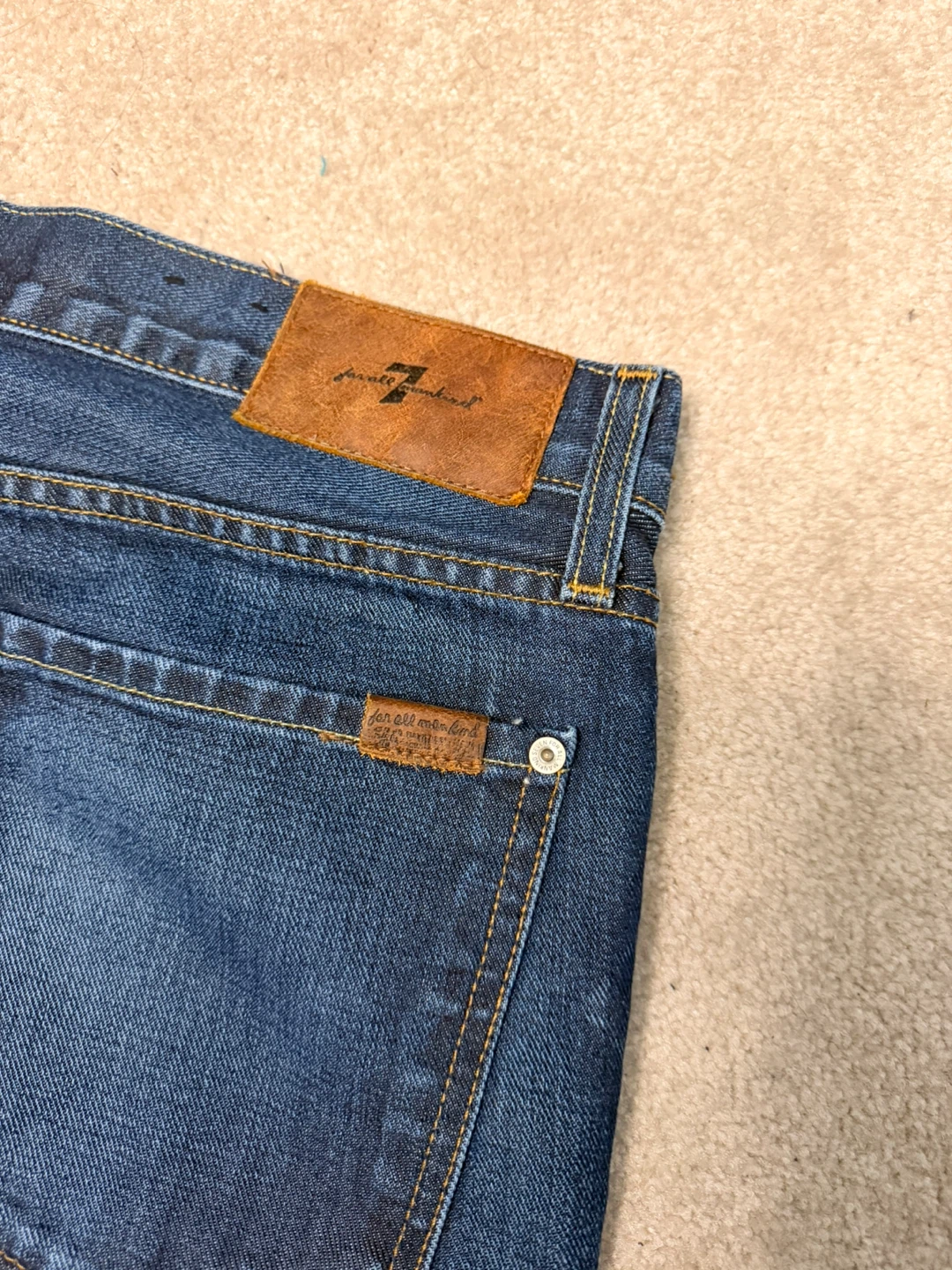 7 for all mankind jeans 34x31 - photo 3