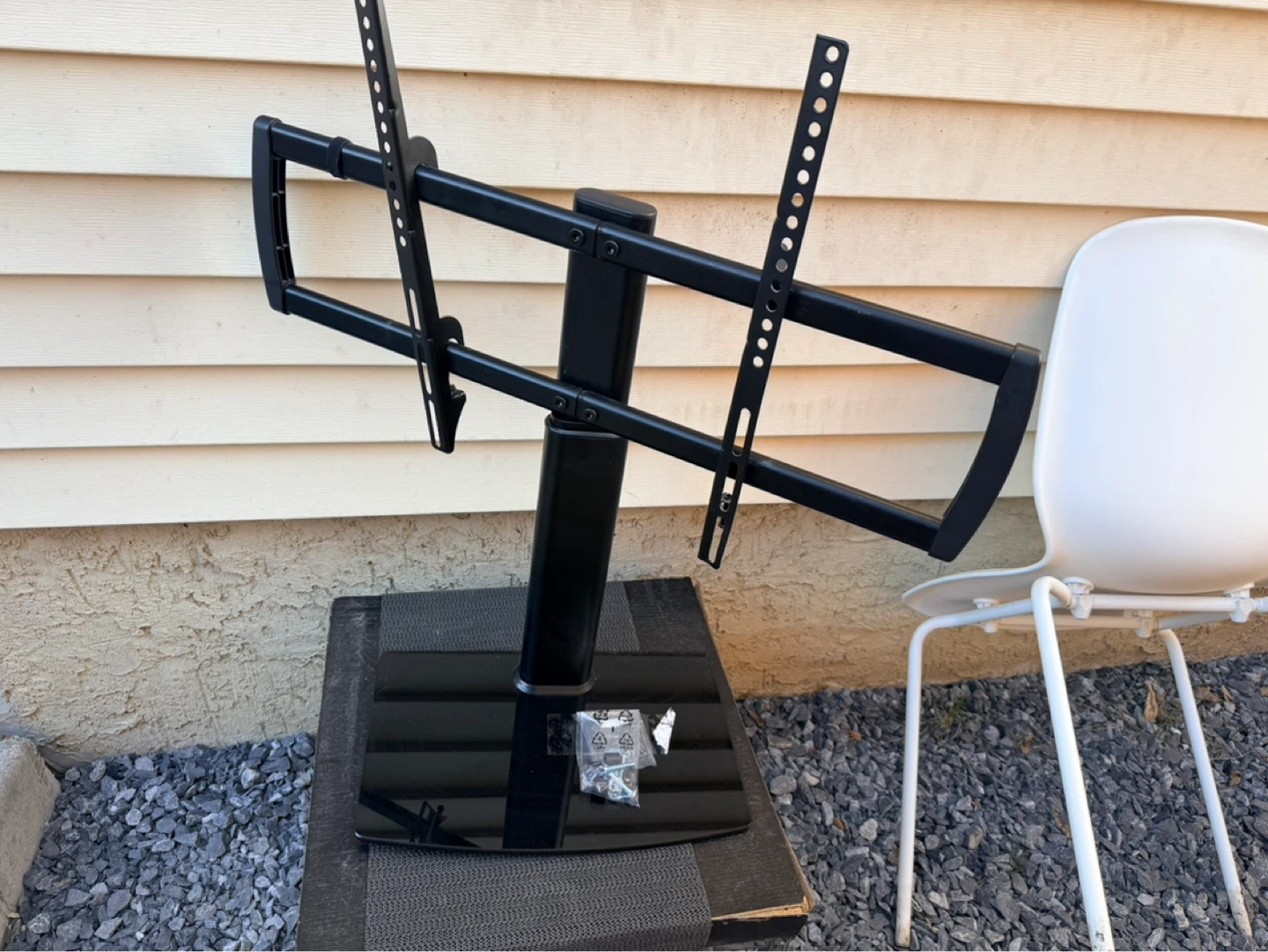 Black Universal TV Stand Base Holds up to 65” - photo 2
