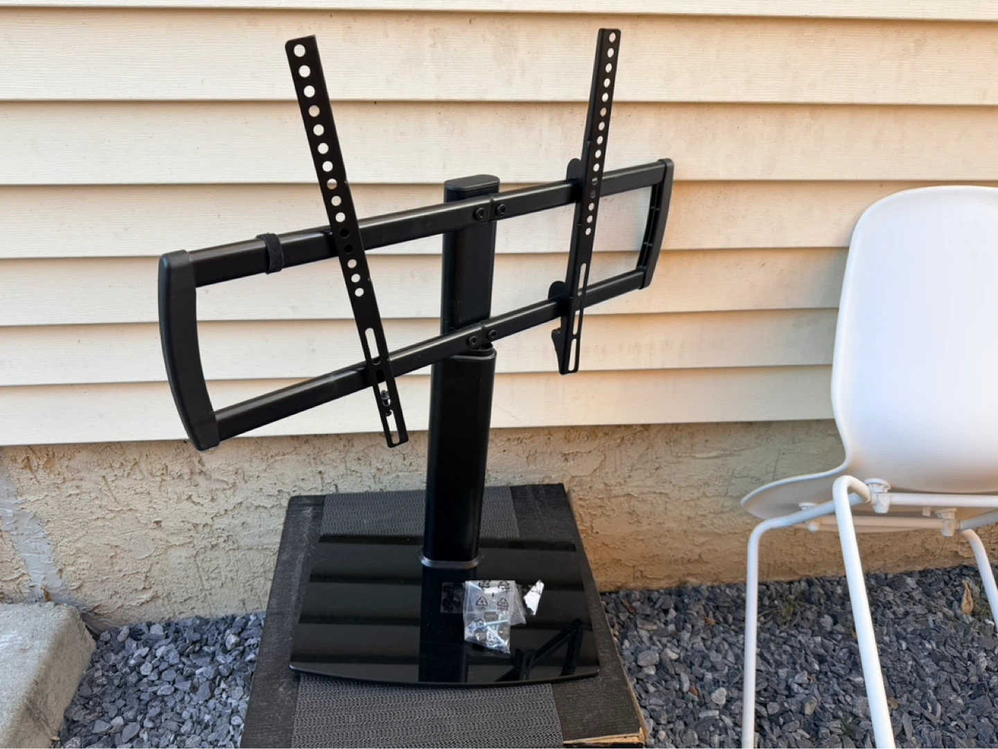 Black Universal TV Stand Base Holds up to 65” - photo 4