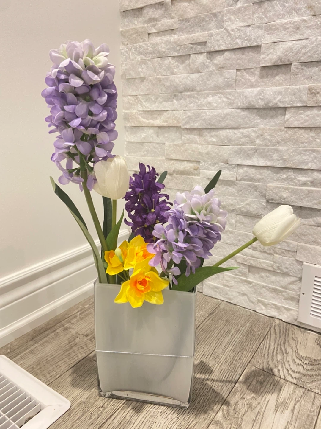 Artificial Flower Arrangement with Vase