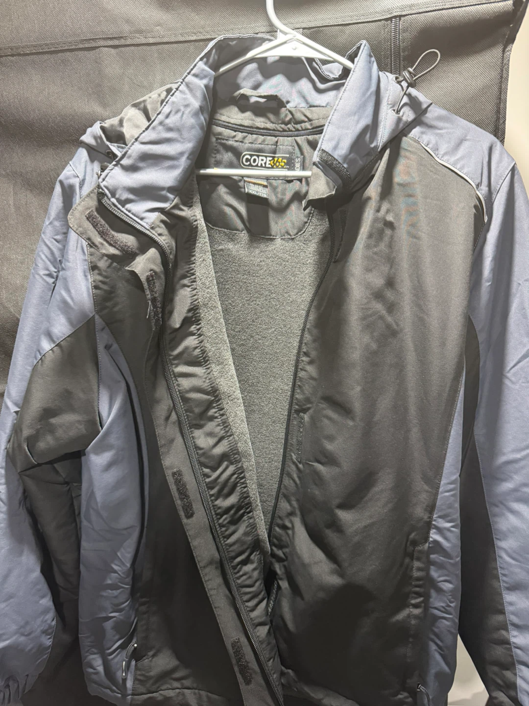 Women’s Core365 Climate XXL Grey/Black Jacket