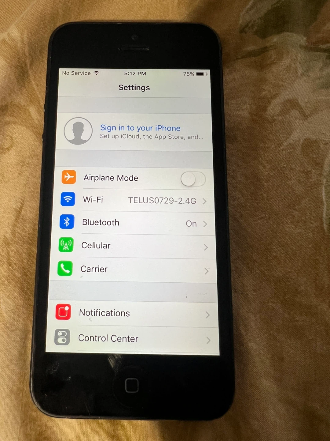 Apple iPhone 5s Black 16GB