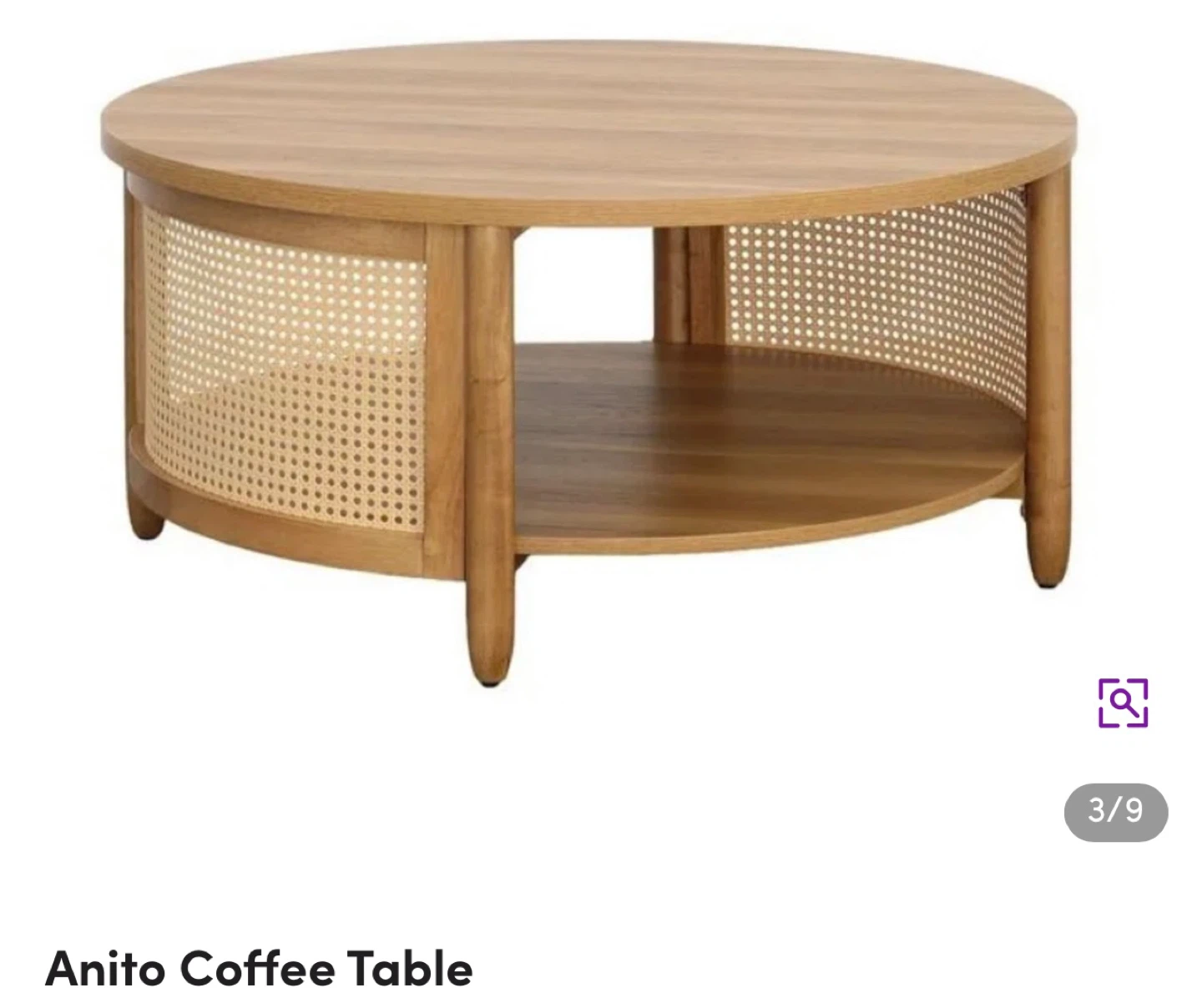 Anito Coffee Table by Bay Isle Home - Brown - photo 3