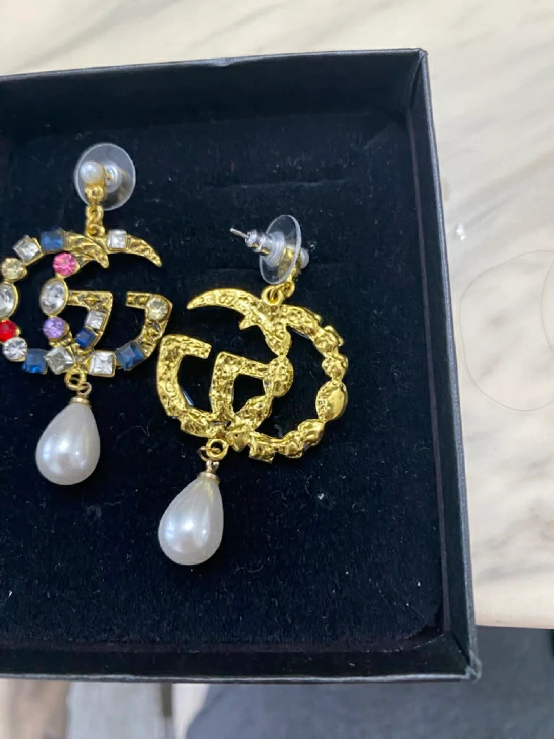 GG pearl drop earrings - photo 2