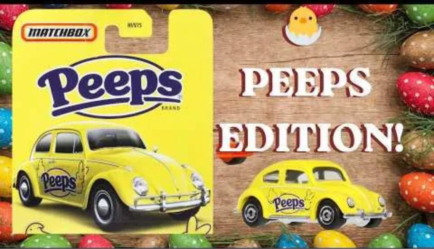 Matchbox Peeps Edition '62 Volkswagen Beetle Toy Car