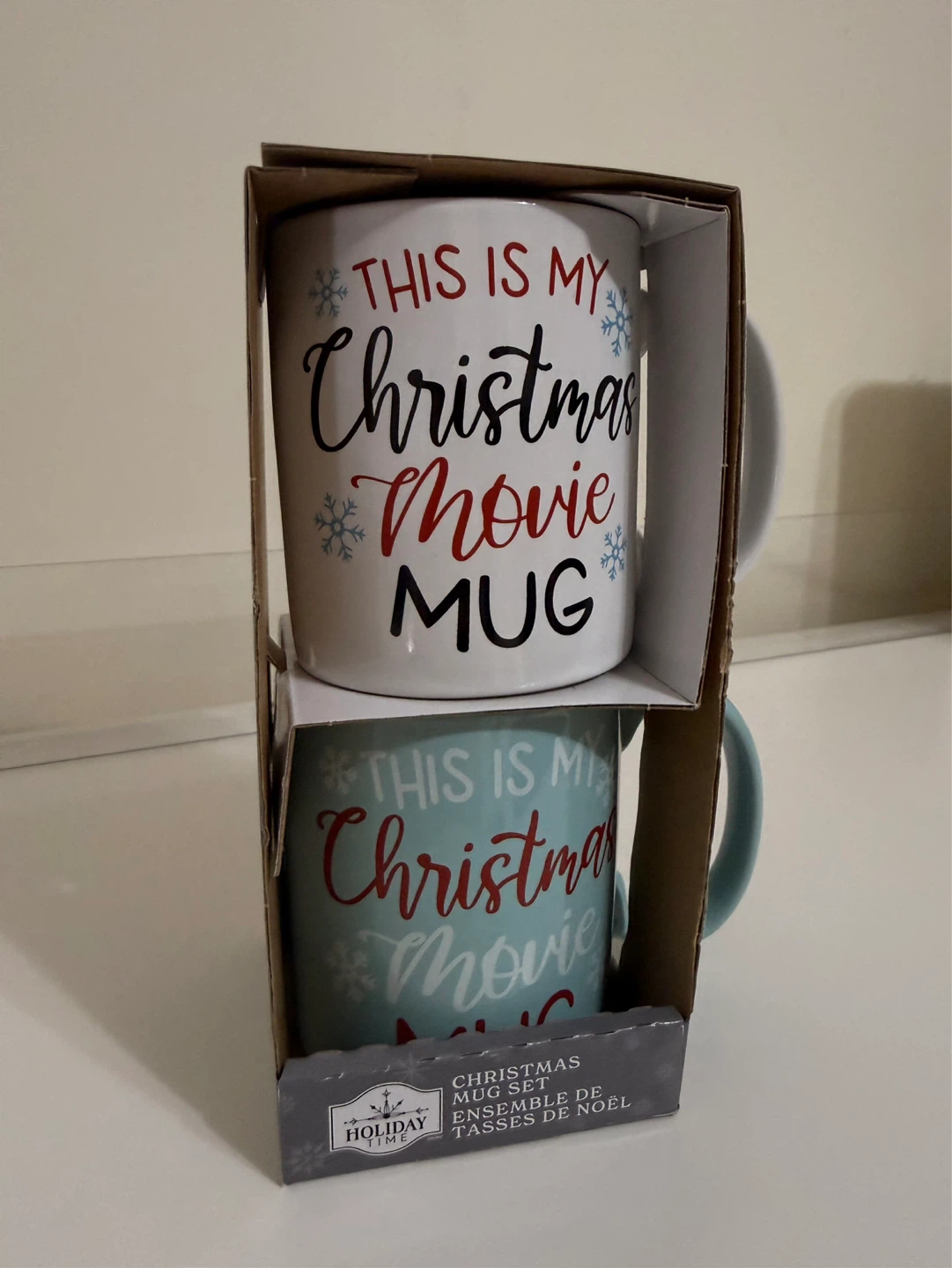 NEW Holiday Time Christmas Mugs Set (2 Pieces) - photo 3