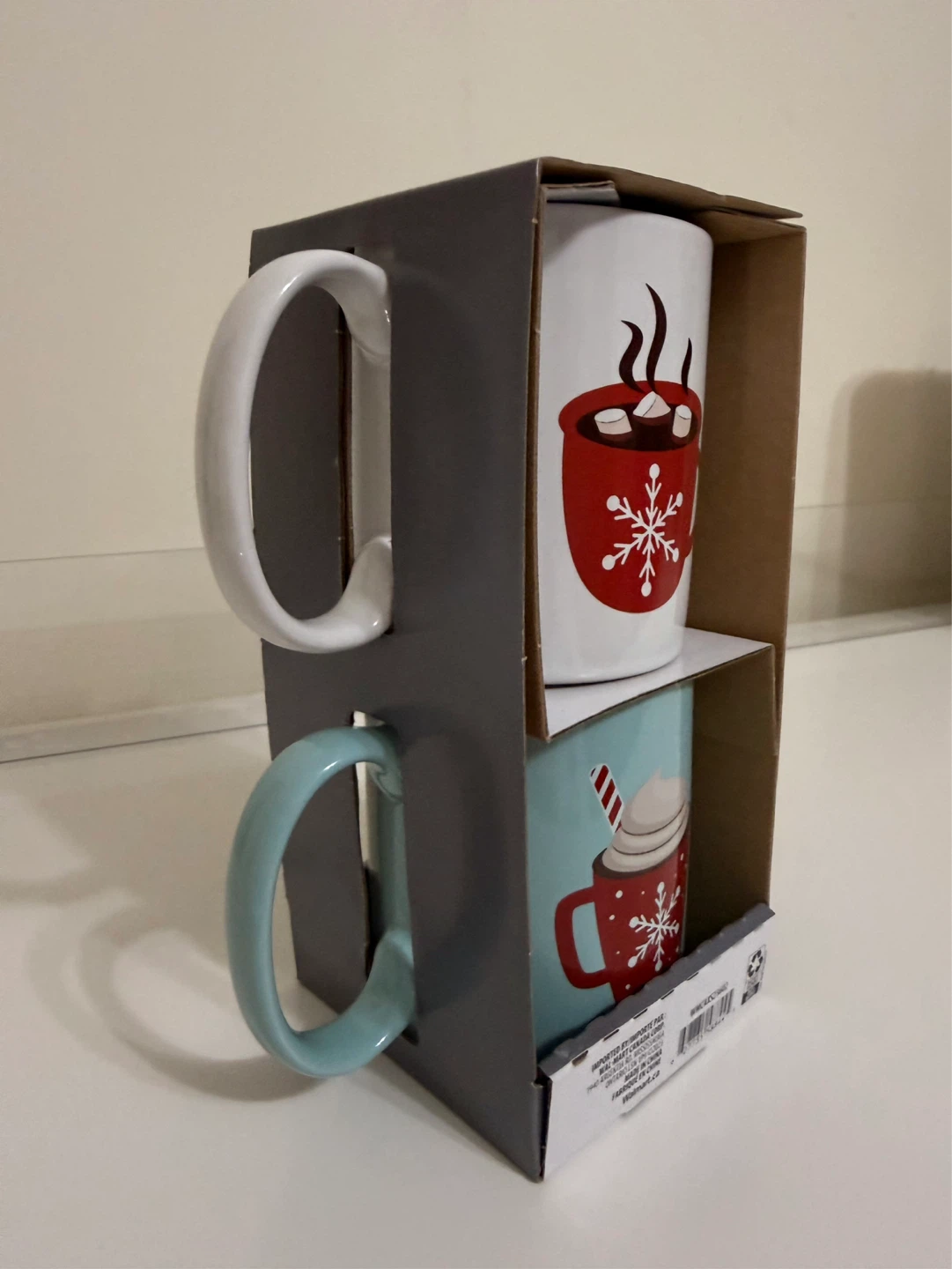 NEW Holiday Time Christmas Mugs Set (2 Pieces) - photo 4