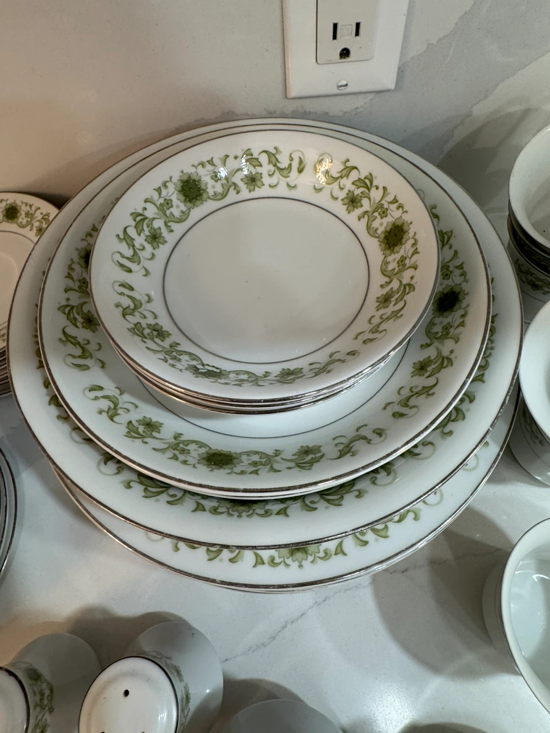 Towne House Green Dale Fine China Dinnerware Set - photo 5