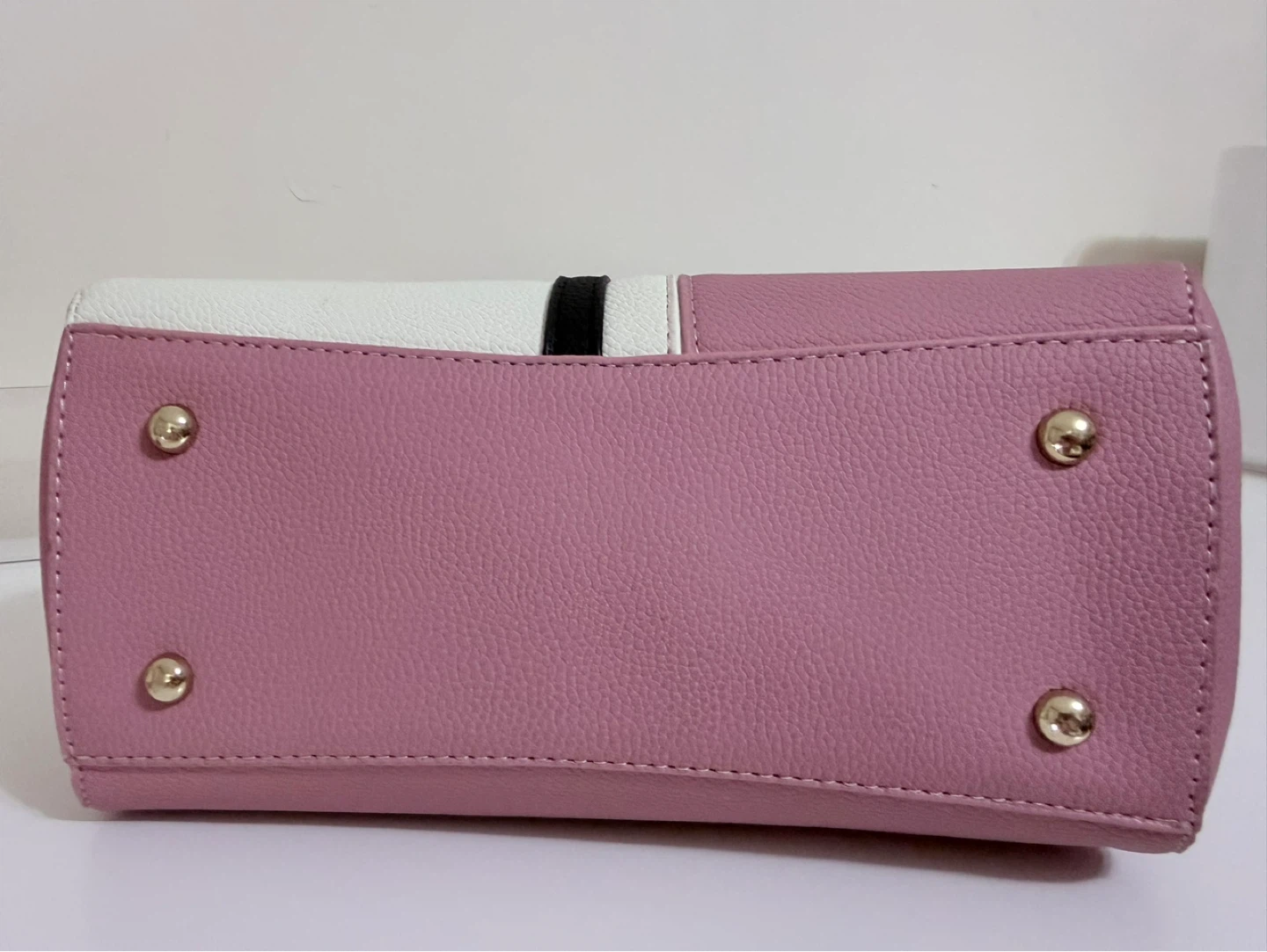 NEW Two-Tone Handbag with Shoulder Strap - photo 3