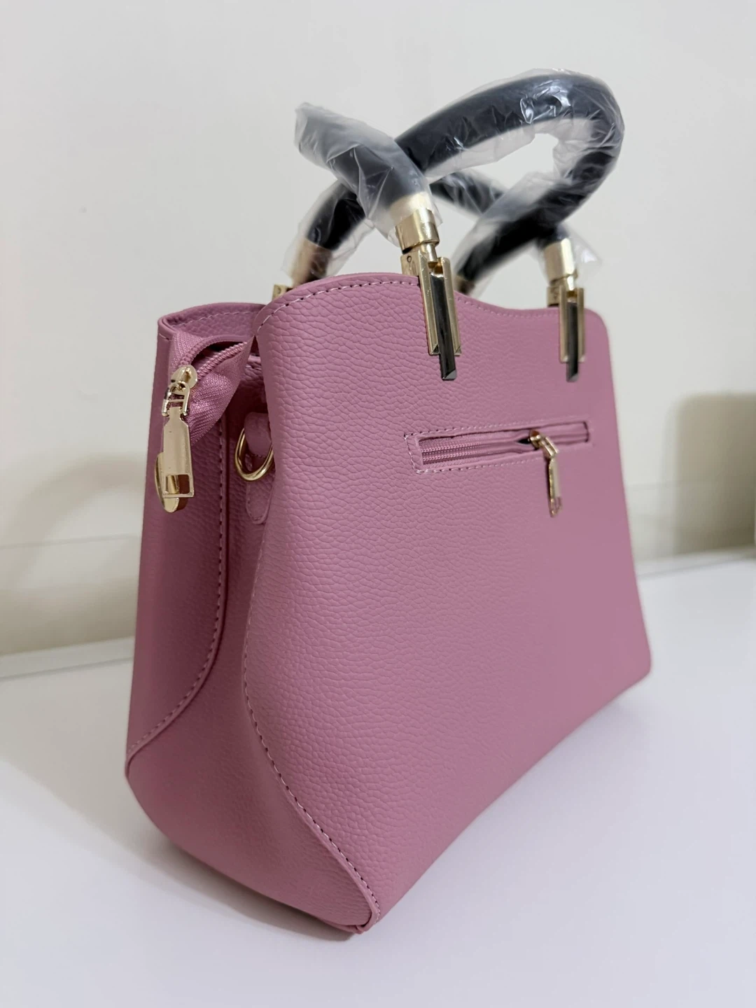 NEW Two-Tone Handbag with Shoulder Strap - photo 2