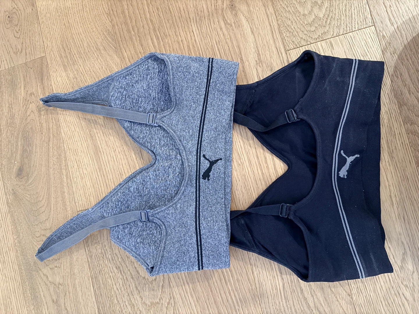 Puma Sports Bras - Grey & Black (2-Pack) - photo 2