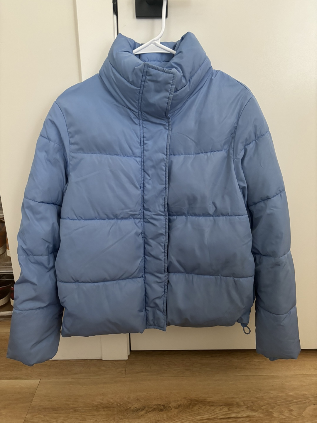 Light Blue Puffer Jacket