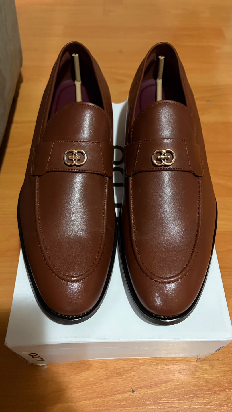 ALDO Brown Leather Loafers - photo 3