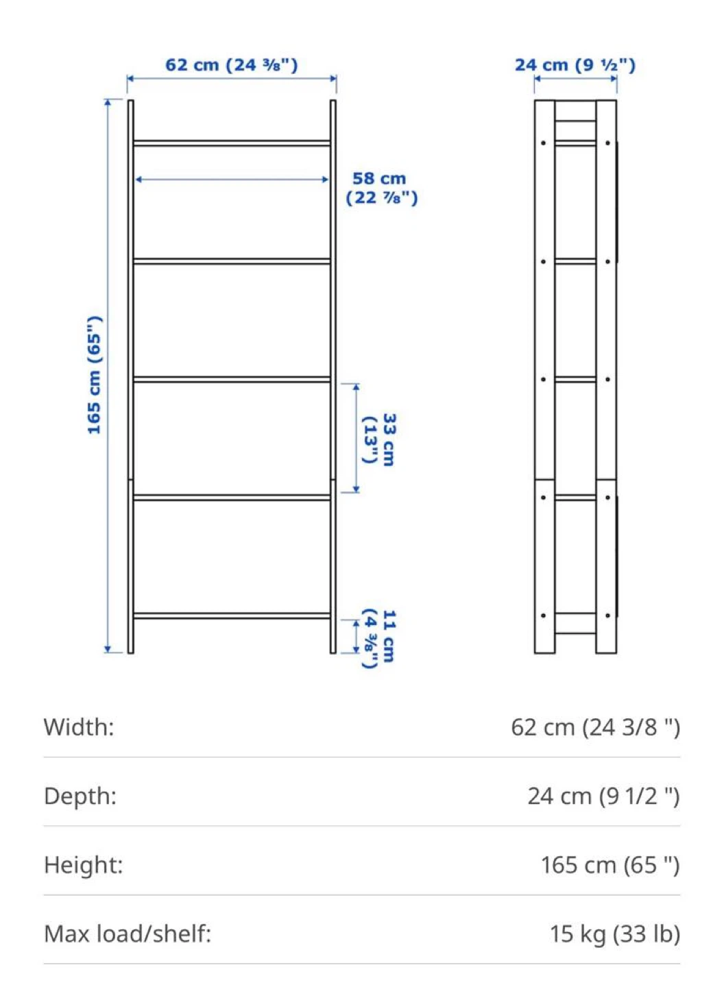 5-Shelf Bookcase - photo 4