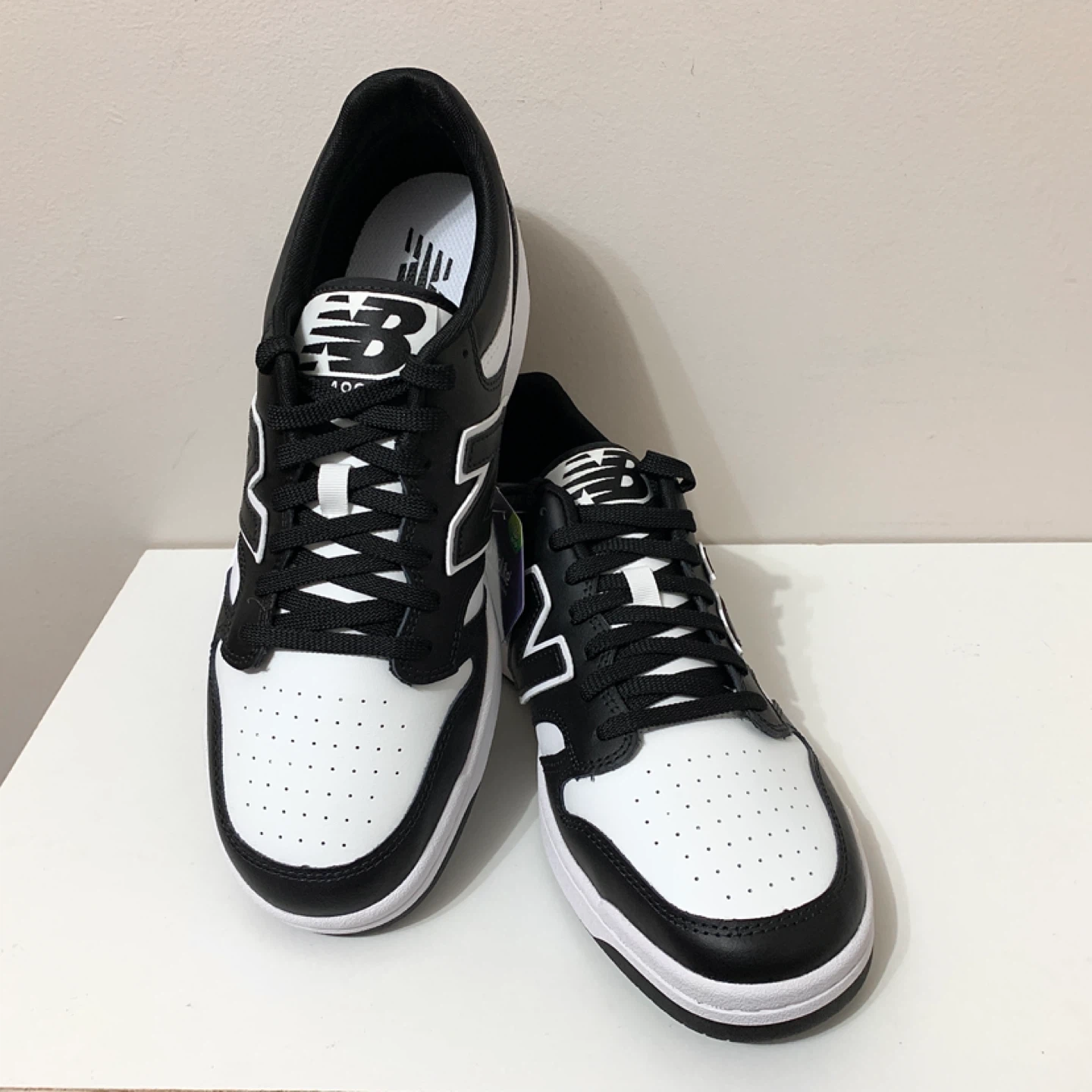 New Balance Mens 480 Panda Sneakers Size 10, 11 Leather Shoes - photo 3