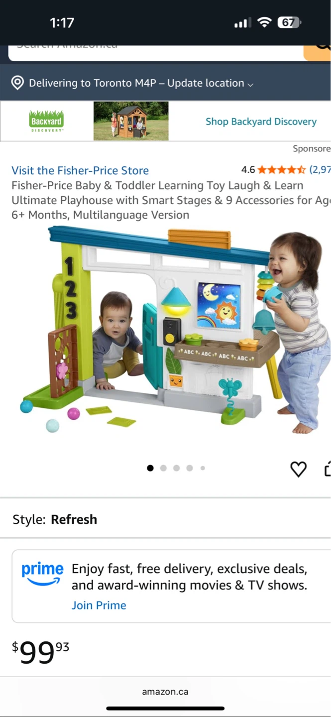 Fisher-Price Baby & Toddler Laugh & Learn Ultimate Playhouse