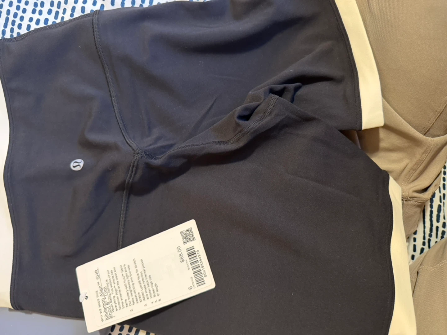 Lululemon Align High-Rise Short 6" Black Cream - photo 2